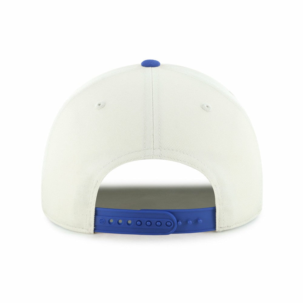 Los Angeles Dodgers Youth Frame Out Hitch Adjustable Hat - Natural/Royal | 47 brand