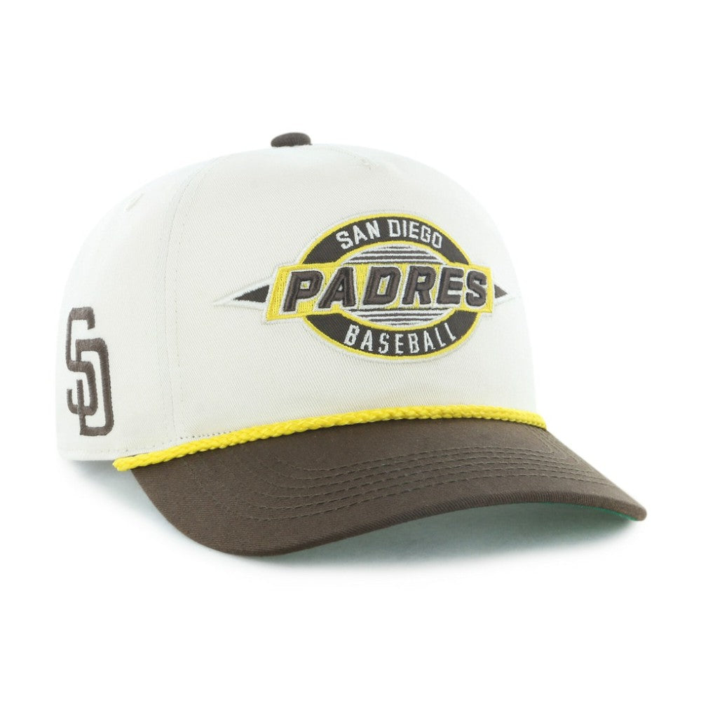 San Diego Padres Youth Frame Out Hitch Adjustable Hat - Natural/Brown | 47 brand