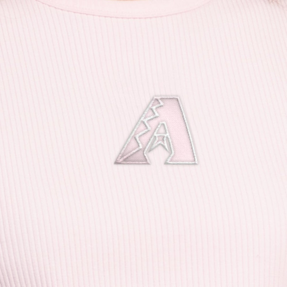 Arizona Diamondbacks Starter Women's Pastels Ribbed Tank Top - Light Pink