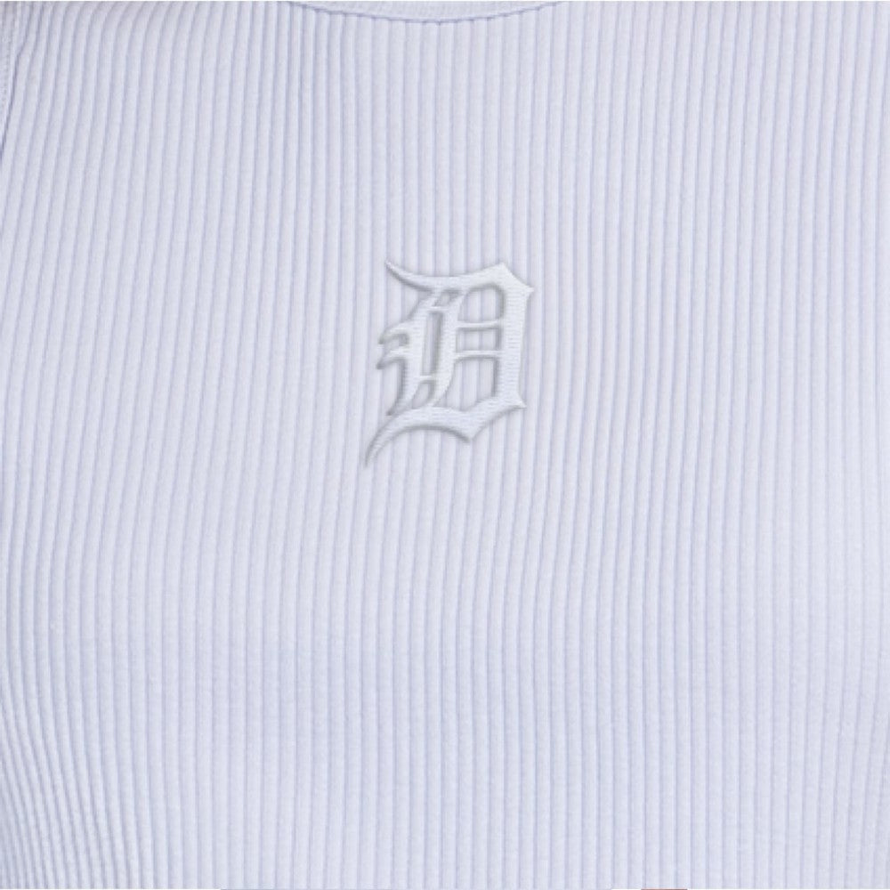 Detroit Tigers Starter Women's Pastels Ribbed Tank Top - Light Blue