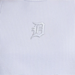 Detroit Tigers Starter Women's Pastels Ribbed Tank Top - Light Blue