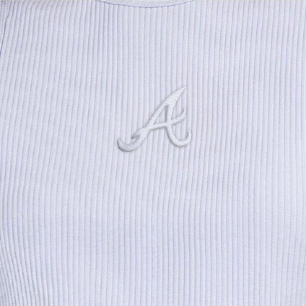 Atlanta Braves Starter Women's Pastels Ribbed Tank Top - Light Blue