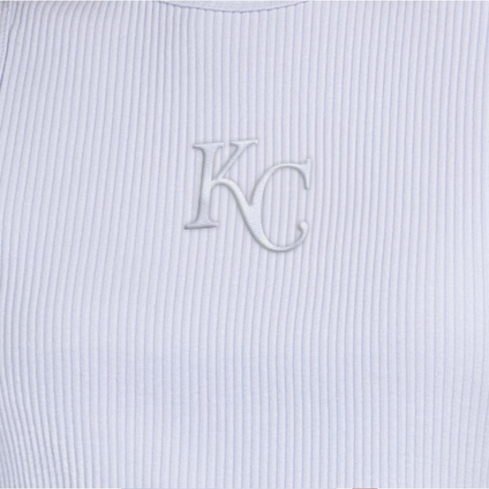 Kansas City Royals Starter Women's Pastels Ribbed Tank Top - Light Blue
