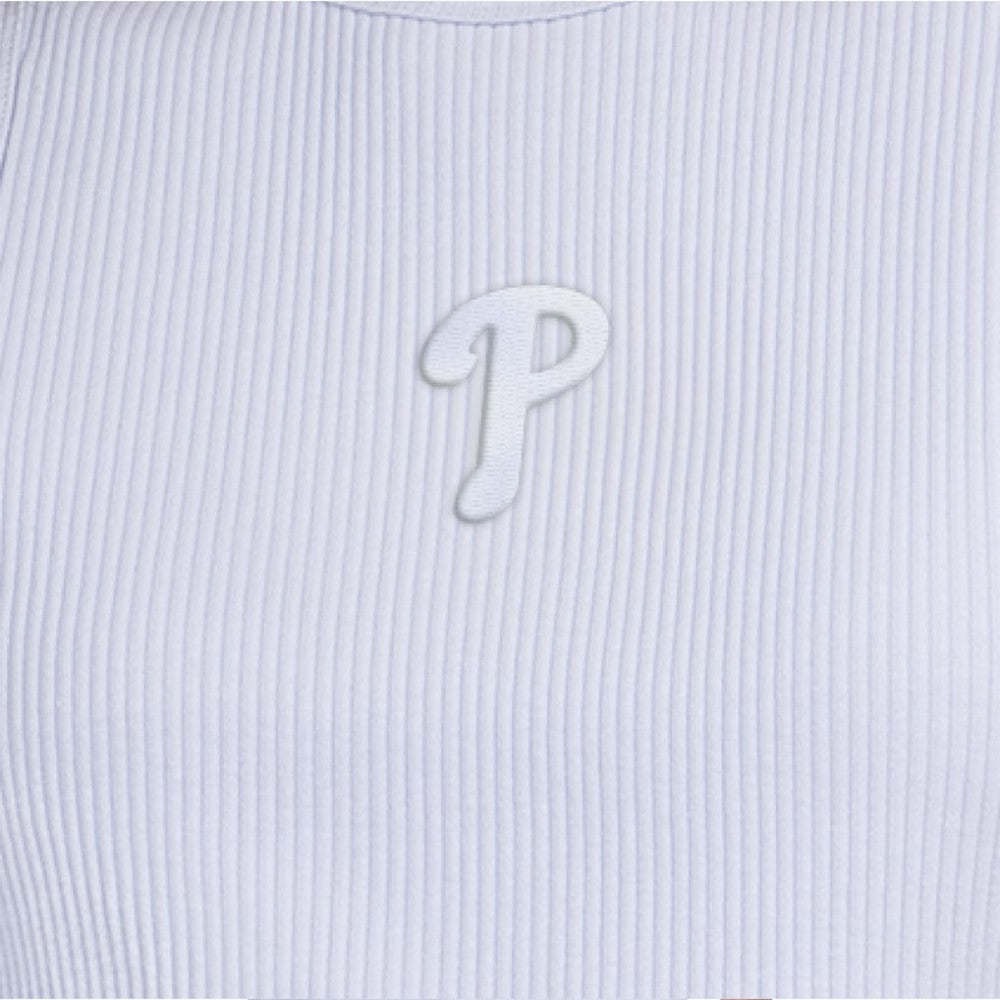 Philadelphia Phillies Starter Women's Pastels Ribbed Tank Top - Light Blue