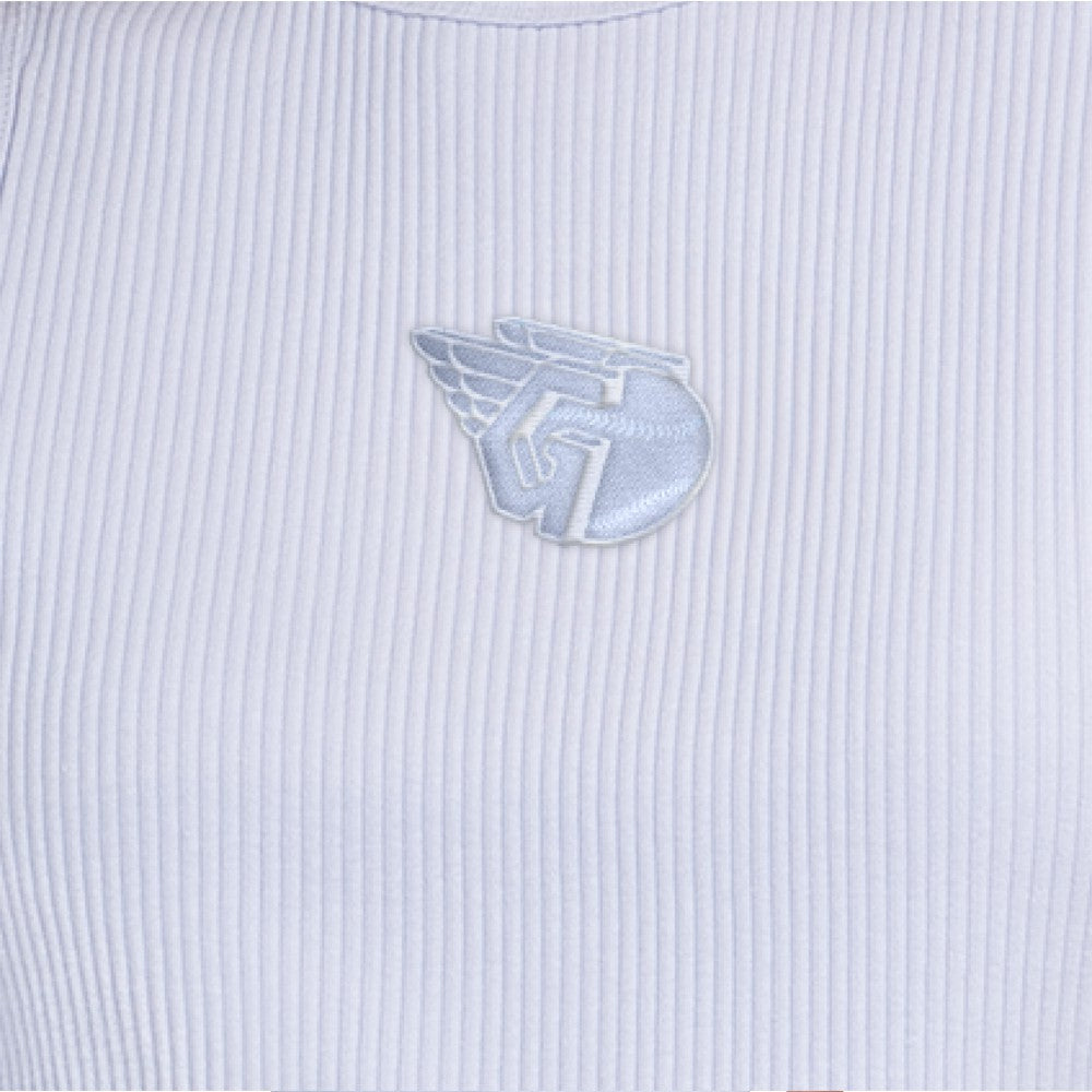 Cleveland Guardians Starter Women's Pastels Ribbed Tank Top - Light Blue