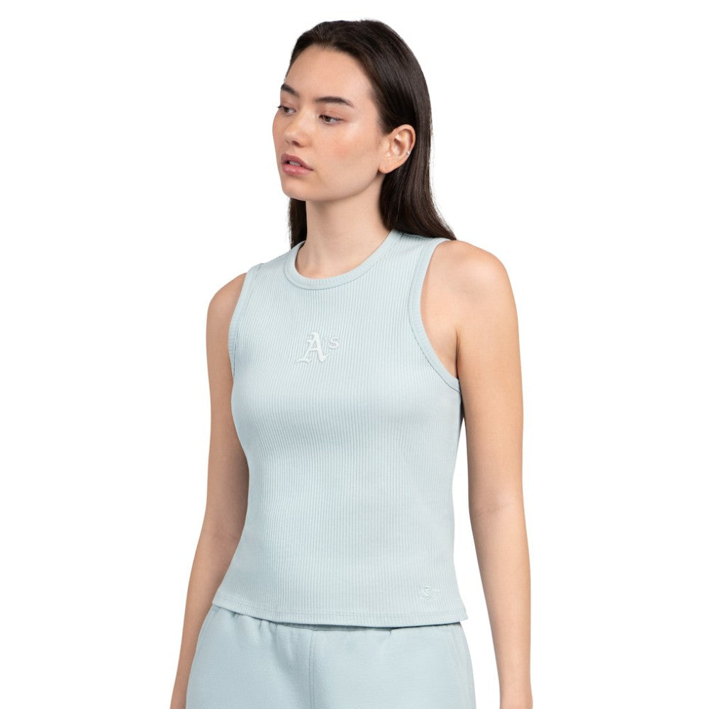 Athletics Starter Women's Pastels Ribbed Tank Top - Mint