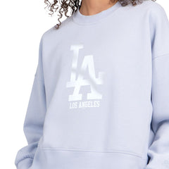 Los Angeles Dodgers Starter Women's Pastels Boxy Fleece Sweatshirt - Light Blue