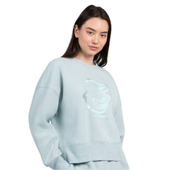 Baltimore Orioles Starter Women's Pastels Boxy Fleece Sweatshirt - Mint