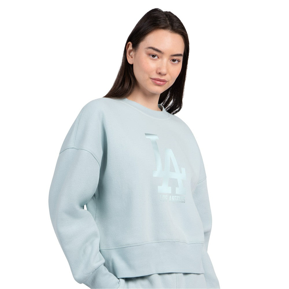 Los Angeles Dodgers Starter Women's Pastels Boxy Fleece Sweatshirt - Mint