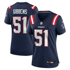 NFL New England Patriots Jack Gibbens  Women's Team Game Jersey