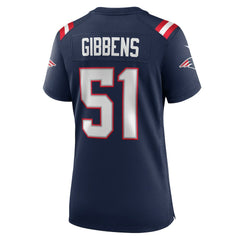 NFL New England Patriots Jack Gibbens  Women's Team Game Jersey
