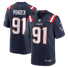NFL New England Patriots Elijah Ponder  Team Game Jersey