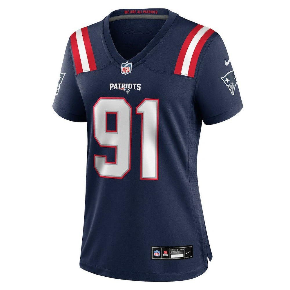 NFL New England Patriots Elijah Ponder  Women's Team Game Jersey
