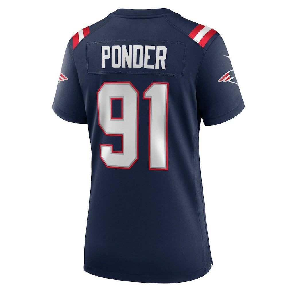 NFL New England Patriots Elijah Ponder  Women's Team Game Jersey