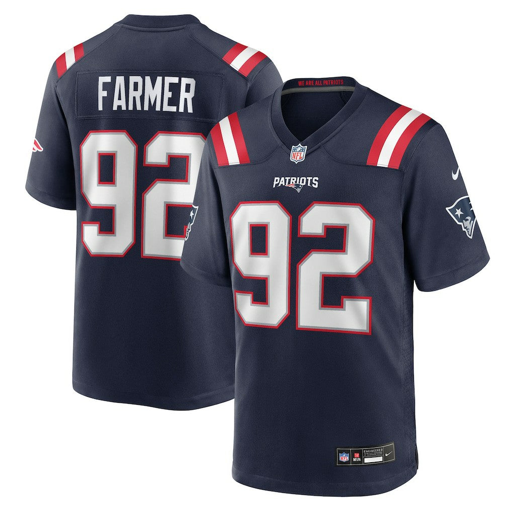 NFL New England Patriots Joshua Farmer  Team Game Jersey