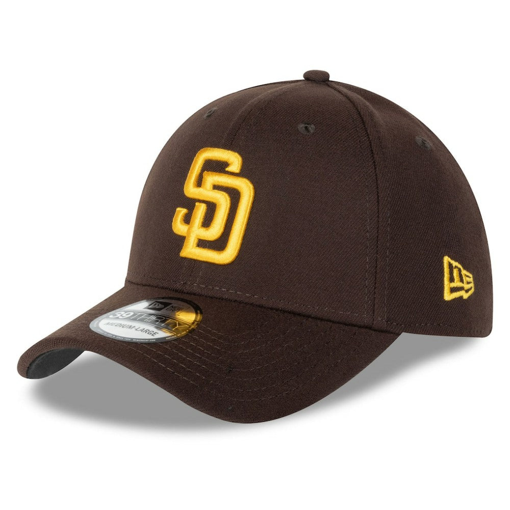 San Diego Padres 2025 MLB Postseason Side Patch 39THIRTY Flex Hat - Brown | New Era