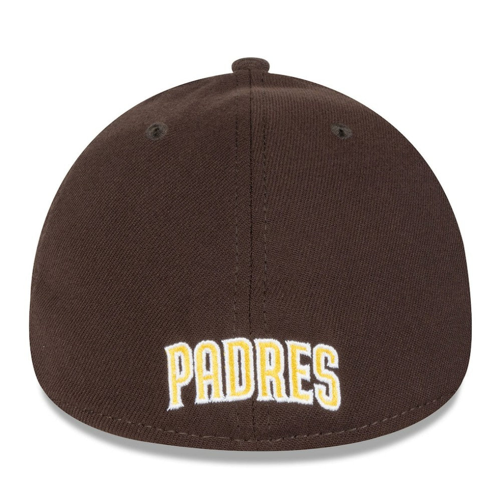 San Diego Padres 2025 MLB Postseason Side Patch 39THIRTY Flex Hat - Brown | New Era
