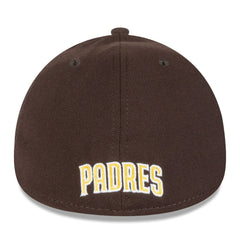 San Diego Padres 2025 MLB Postseason Side Patch 39THIRTY Flex Hat - Brown | New Era