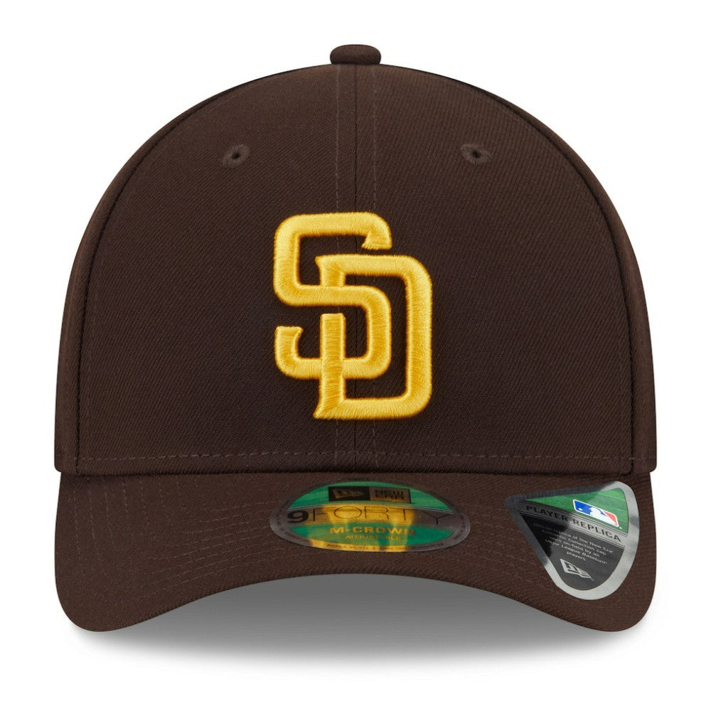 San Diego Padres 2025 MLB Postseason Side Patch 9FORTY Adjustable Hat - Brown | New Era