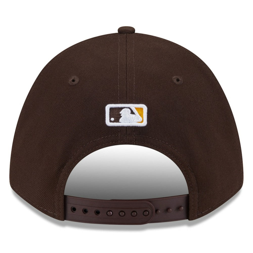 San Diego Padres 2025 MLB Postseason Side Patch 9FORTY Adjustable Hat - Brown | New Era