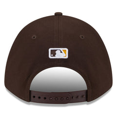 San Diego Padres 2025 MLB Postseason Side Patch 9FORTY Adjustable Hat - Brown | New Era