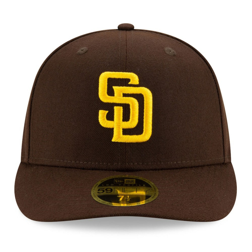 San Diego Padres 2025 MLB Postseason Side Patch Low Profile 59FIFTY Fitted Hat - Brown | New Era