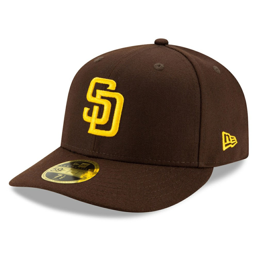 San Diego Padres 2025 MLB Postseason Side Patch Low Profile 59FIFTY Fitted Hat - Brown | New Era