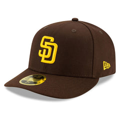 San Diego Padres 2025 MLB Postseason Side Patch Low Profile 59FIFTY Fitted Hat - Brown | New Era