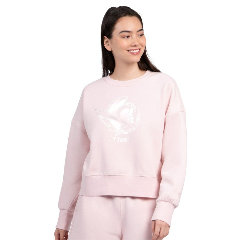 Ottawa Senators Starter Women's Boxy Cropped Sweatshirt