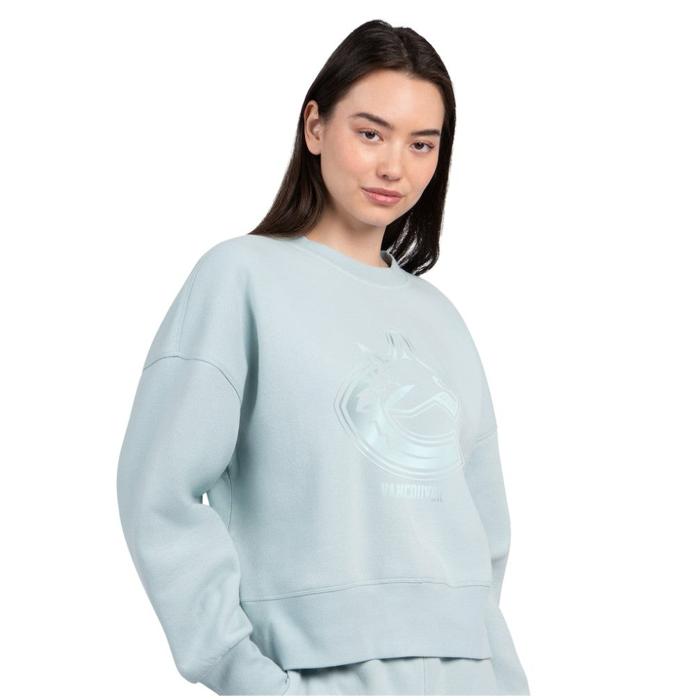 Vancouver Canucks Starter Women's Boxy Cropped Sweatshirt