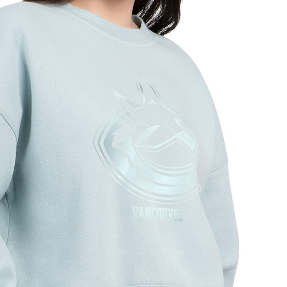 Vancouver Canucks Starter Women's Boxy Cropped Sweatshirt