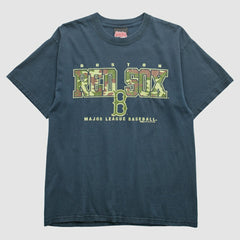 Boston Red Sox Stitches 2005 T-Shirt - Navy Vintage