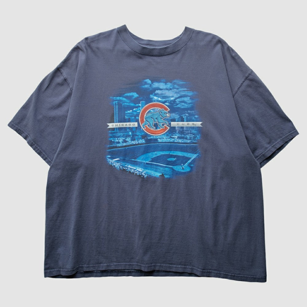 Chicago Cubs 2000s T-Shirt - Blue Vintage