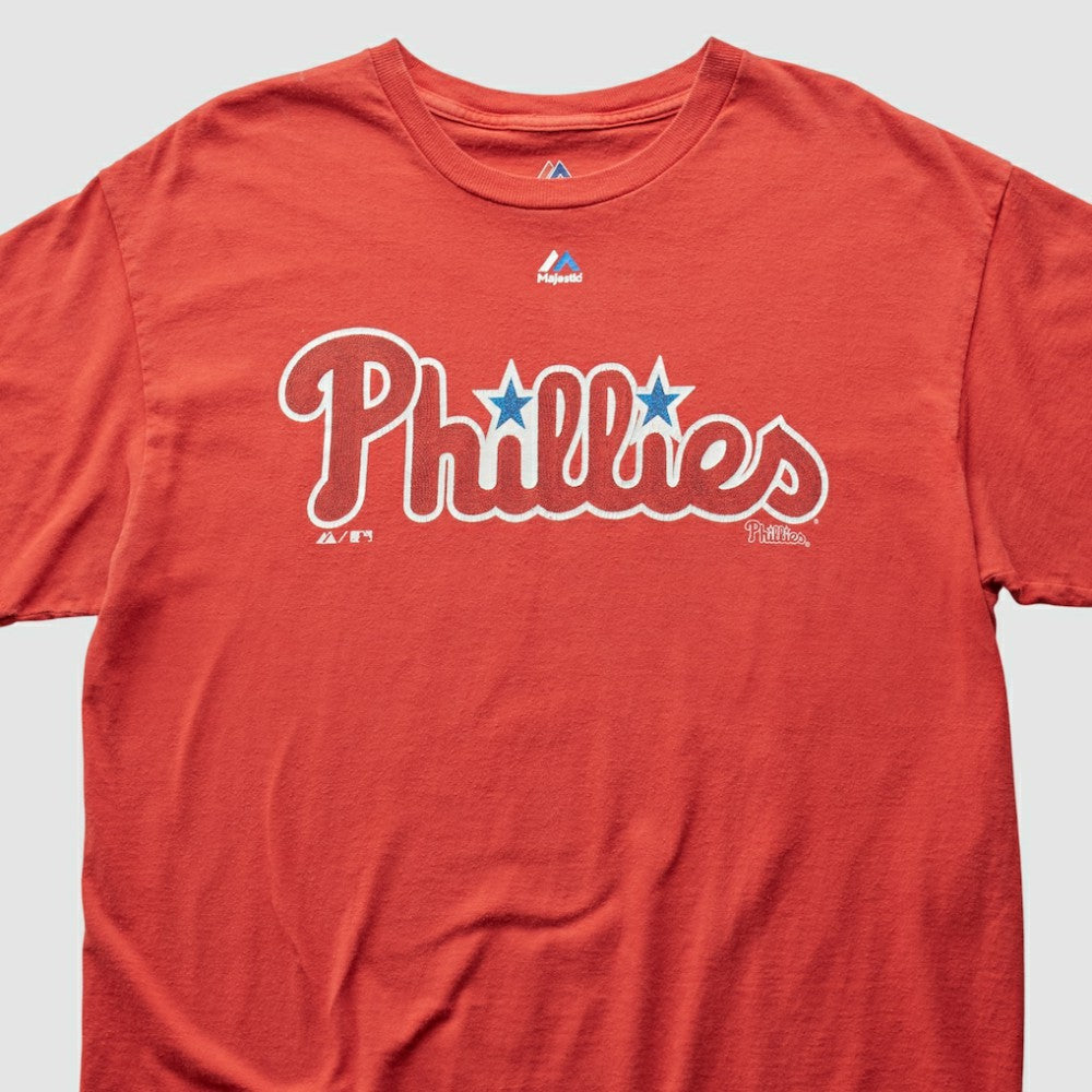 Philadelphia Phillies Majestic 2013 T-Shirt - Red Vintage