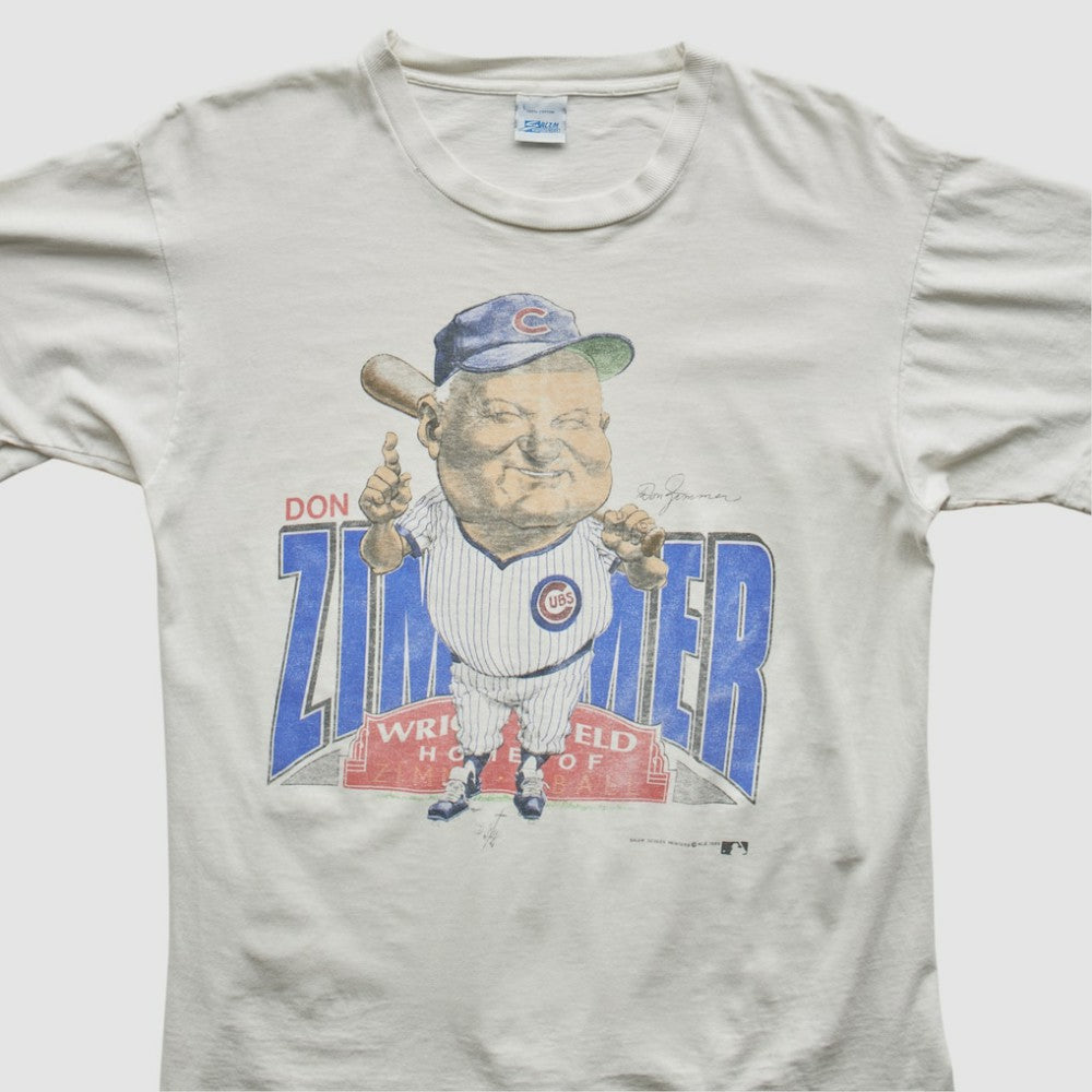 Chicago Cubs Salem 1989 T-Shirt - White Vintage