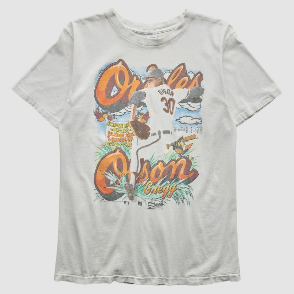 Baltimore Orioles Salem 1990 T-Shirt - White Vintage