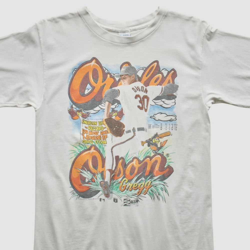 Baltimore Orioles Salem 1990 T-Shirt - White Vintage