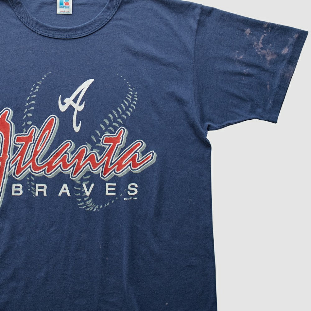 Atlanta Braves 1993 T-Shirt - Navy Vintage