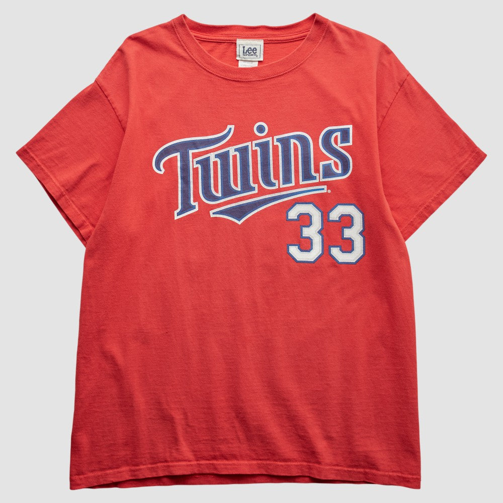 Minnesota Twins Lee Apparel 2000s T-Shirt - Red Vintage