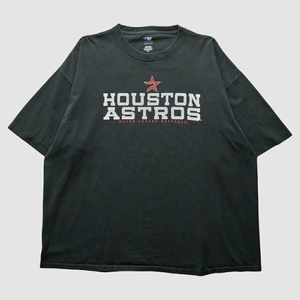 Houston Astros 2000s T-Shirt - Black Vintage