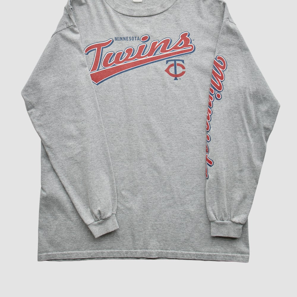 Minnesota Twins CSA 2000s T-Shirt - Gray Vintage