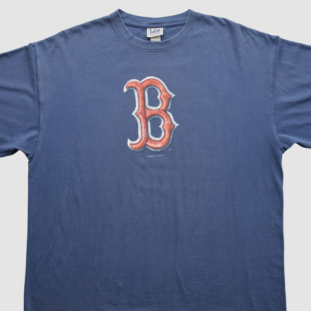 Boston Red Sox Lee Apparel 2005 T-Shirt - Blue Vintage
