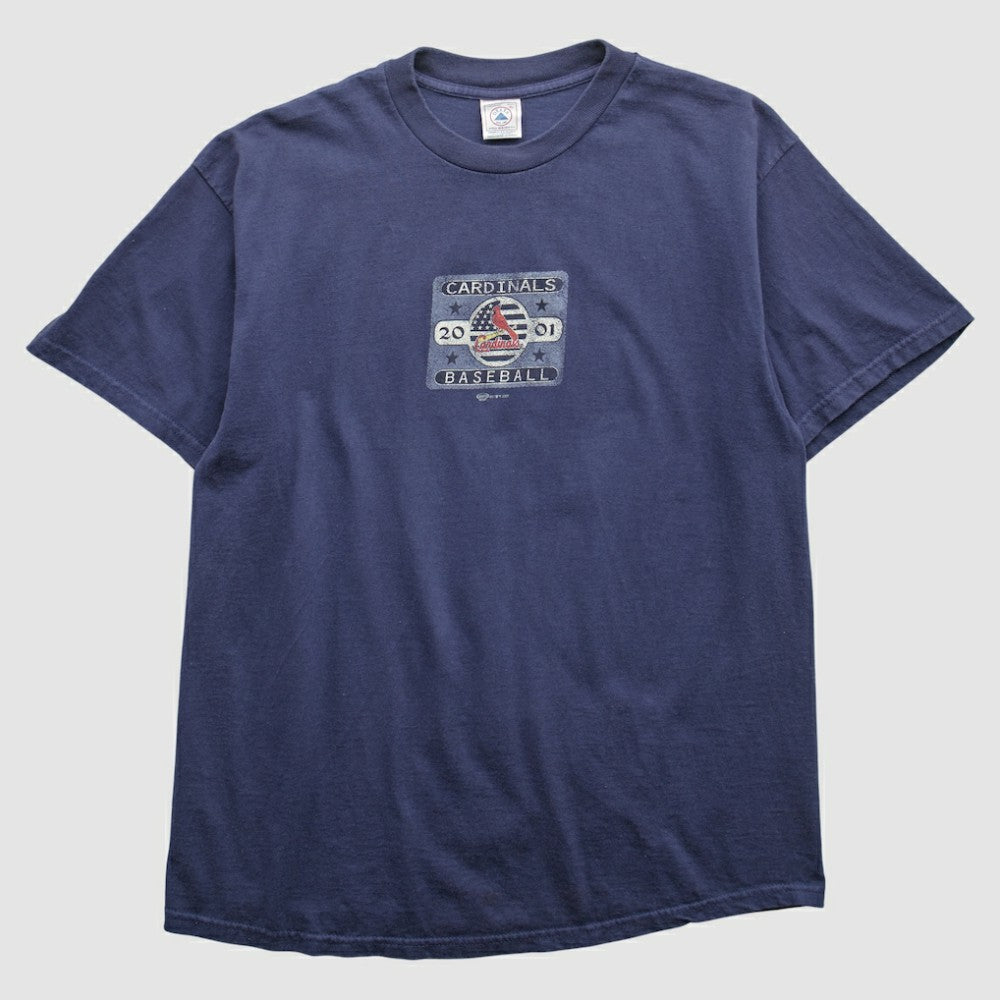 St. Louis Cardinals Delta 2001 T-Shirt - Navy Vintage