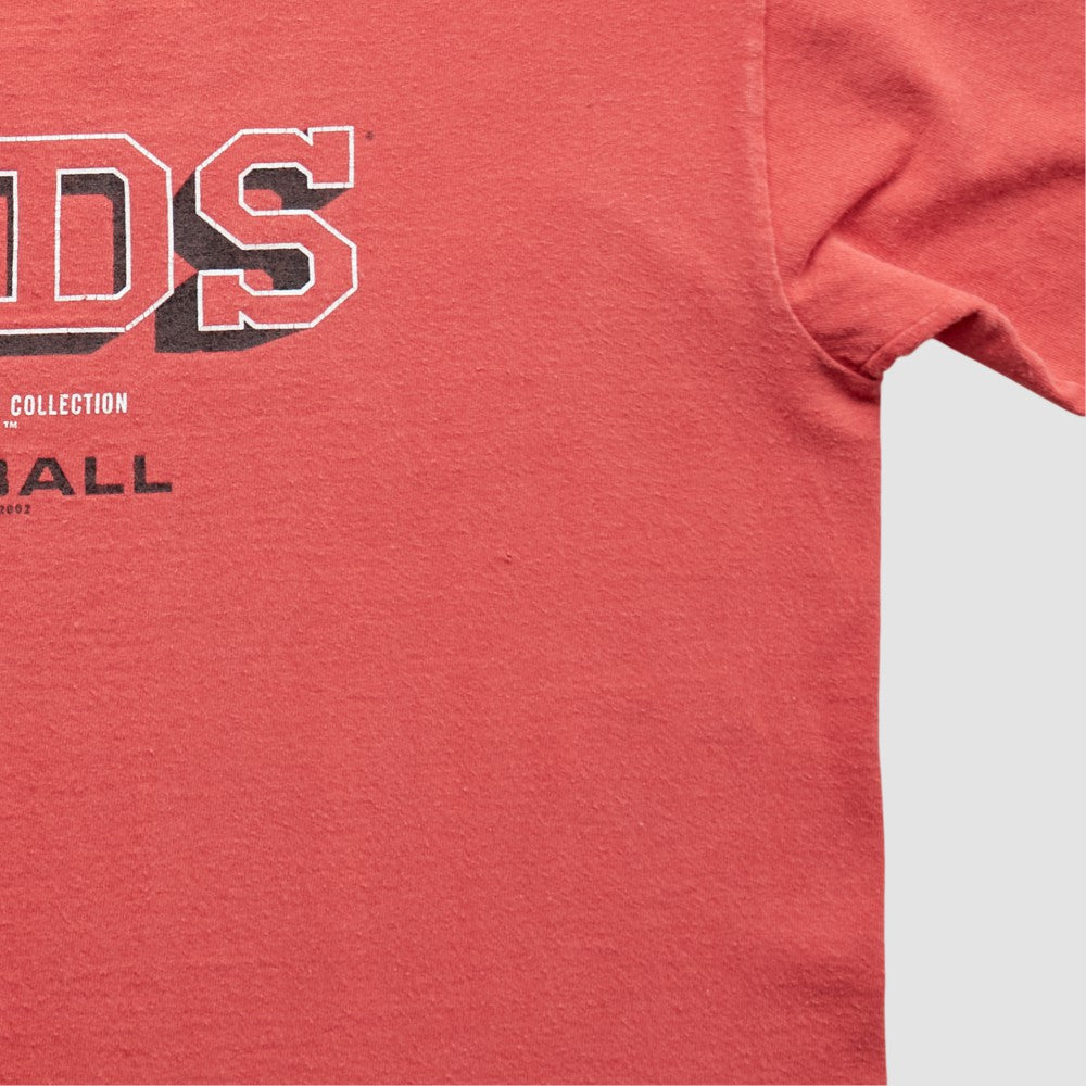 Cincinnati Reds Majestic 2002 T-Shirt - Red Vintage