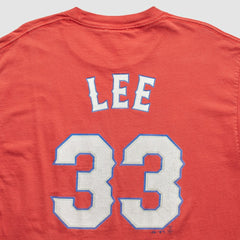 Texas Rangers Majestic 2010 T-Shirt - Red Vintage
