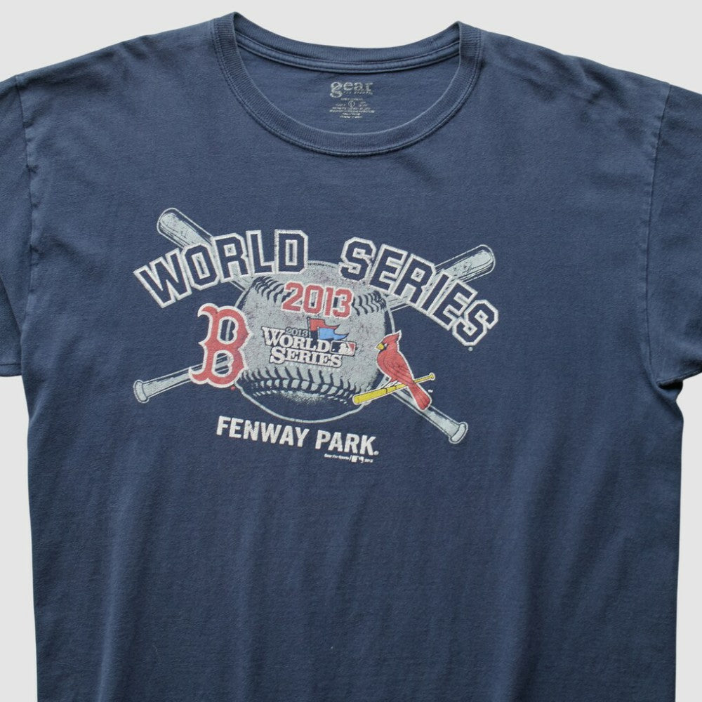 Boston Red Sox vs. St. Louis Cardinals 2013 T-Shirt - Navy Vintage