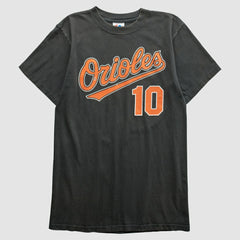 Baltimore Orioles Majestic 2000s T-Shirt - Black Vintage