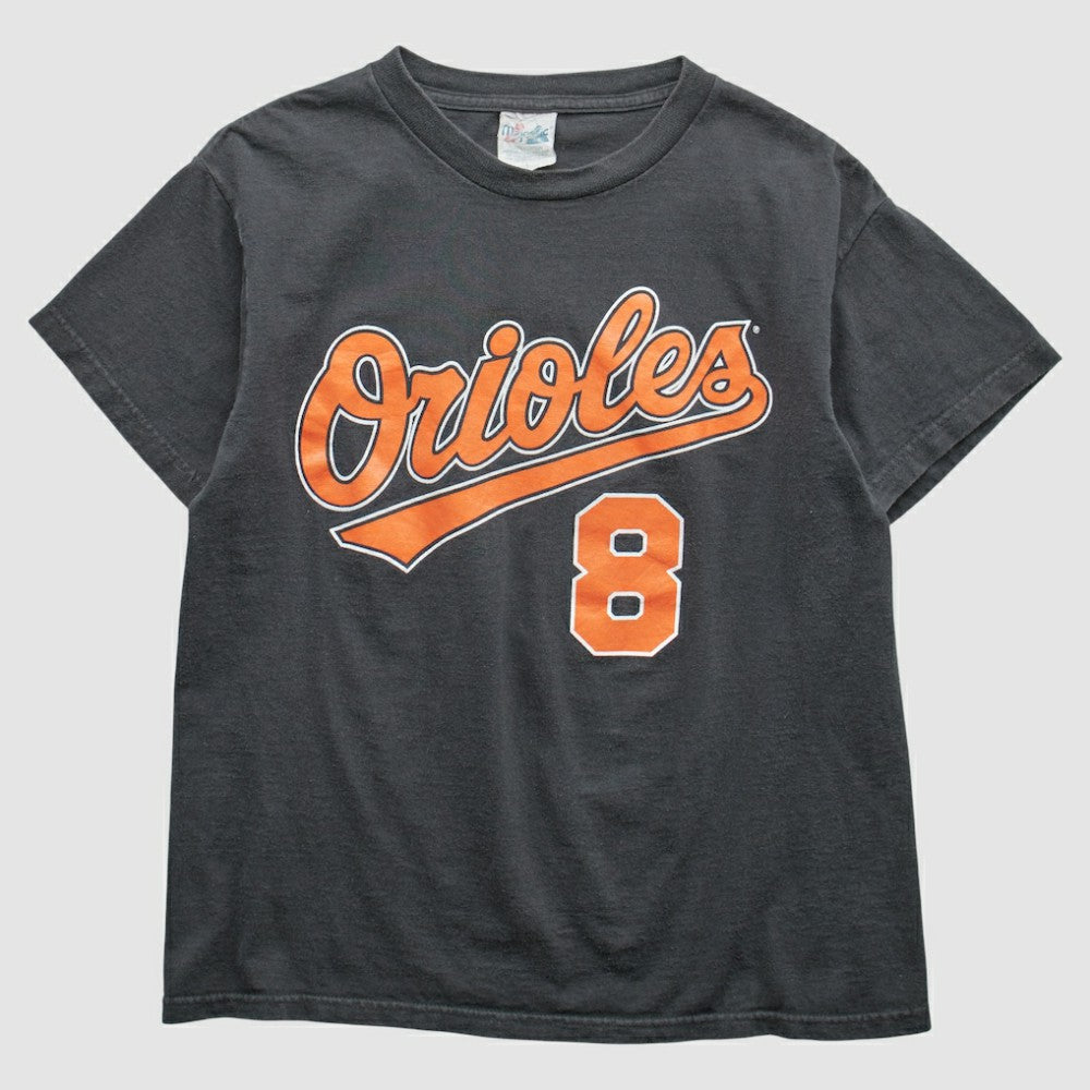 Baltimore Orioles Majestic 2000s T-Shirt - Gray Vintage