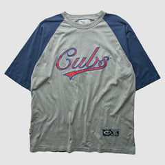 Chicago Cubs Mirage 2000s T-Shirt - Gray Vintage