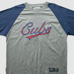 Chicago Cubs Mirage 2000s T-Shirt - Gray Vintage